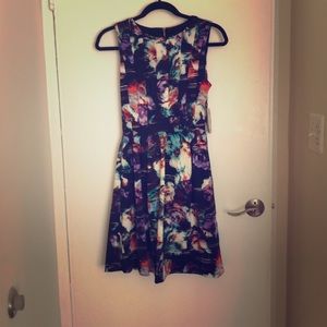 Pleated Multicolored Dress